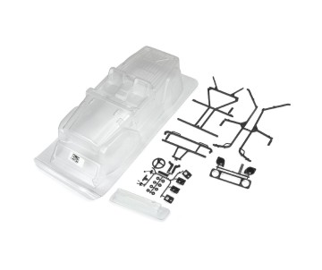 Pro-Line 1979 Toyota Land Cruiser FJ40 Clear Body with Trail Cage & Scale Molded Accessories for 12.3