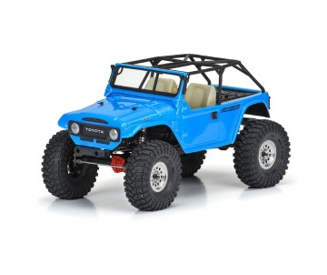 Pro-Line 1979 Toyota Land Cruiser FJ40 Clear Body with Trail Cage & Scale Molded Accessories for 12.3
