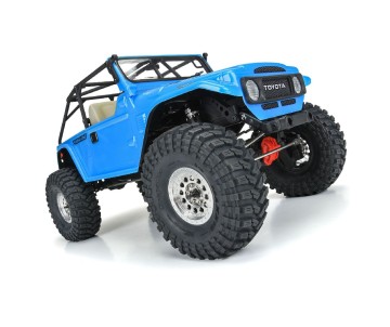 Pro-Line 1979 Toyota Land Cruiser FJ40 Clear Body with Trail Cage & Scale Molded Accessories for 12.3