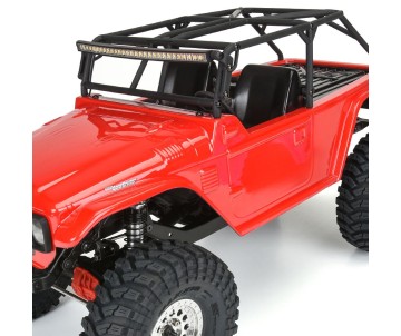 Pro-Line 1979 Toyota Land Cruiser FJ40 Clear Body with Trail Cage & Scale Molded Accessories for 12.3