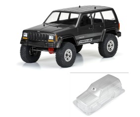 Pro-Line 2001 Jeep Cherokee Clear Body for 12.3 inches (313mm) Wheelbase Scale Crawlers