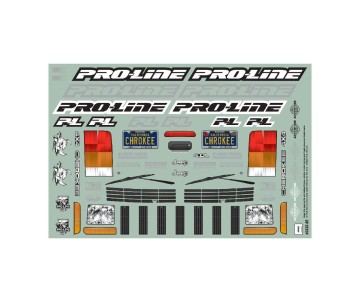 Pro-Line 2001 Jeep Cherokee Clear Body for 12.3 inches (313mm) Wheelbase Scale Crawlers