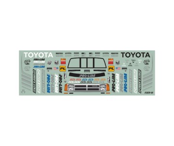 Pro-Line 1985 Toyota HiLux SR5 Clear Body: SCX24