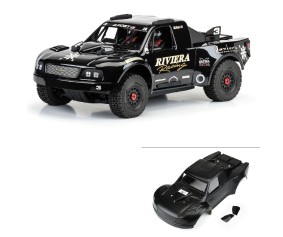 Pro-Line Pre-Cut 1997 Ford F-150 Trophy Truck “Riviera Edition” Tough Color (Black) Body for ARRMA Mojave 4S