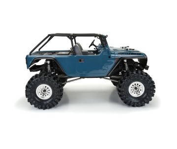 Pro-Line 2004 Jeep LJ Clear Body with Trail Cage & Scale Molded Accessories for 12.3