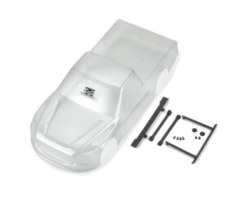 Pro-Line Racing Pre-Cut 2024 Toyota Tundra NASCAR Truck Series Clear Body for Losi NASCAR Racecar