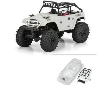 Pro-Line 1979 Toyota Land Cruiser FJ40 Clear Body with Trail Cage for Axial SCX24