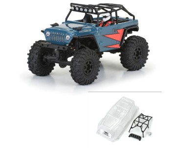 Pro-Line 2004 Jeep LJ Clear Body with Trail Cage for Axial SCX24