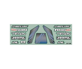 Pro-Line Racing Limited Edition Axis Splat Body for Arrma Typhon Grom (Green/White)