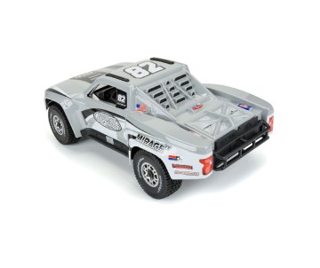 Pro-Line Pre-Cut 2019 Chevy Silverado Trophy Truck Tough-Color Gray Body for Arrma Mojave Grom