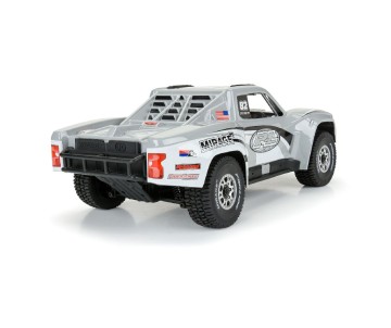 Pro-Line Pre-Cut 2019 Chevy Silverado Trophy Truck Tough-Color Gray Body for Arrma Mojave Grom