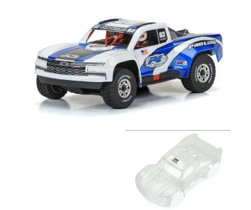 Pro-Line Pre-Cut 2019 Chevy Silverado Trophy Truck Clear Body for Arrma Mojave Grom