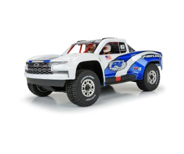 Pro-Line Pre-Cut 2019 Chevy Silverado Trophy Truck Clear Body for Arrma Mojave Grom