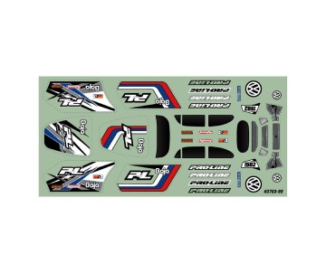 Pro-Line VW Baja Bug Clear Body for Losi Micro-T