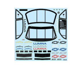 Pro-Line Racing Pre-Cut 1990 Chevy Lumina Clear for Losi NASCAR Racecar