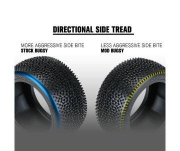 Pro-Line 1/10 Hexon CR3 Rear 2.2 Carpet Buggy Tires (2)