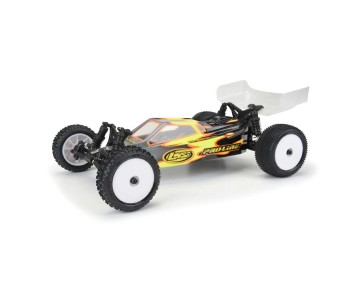 Pro-Line Wedge Carpet Mini-B Tires Mounted on White Wheels (2) for Mini-B Front