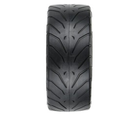 Pro-Line Avenger HP S3 (Soft) Street BELTED 1/8 Buggy Tires Mounted on Mach 10 Black Wheels (2) for Front or Rear