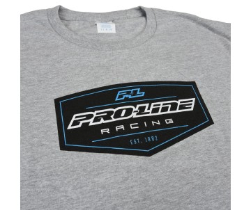 Pro-Line Crest Grey T-Shirt - Small
