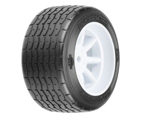 Protoform VTA Rear Tire 31mm, Mounted White Wheel