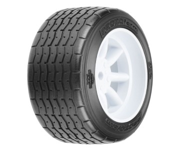 Protoform VTA Rear Tire 31mm, Mounted White Wheel