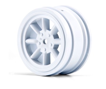 Protoform VTA Front Tire, 26mm, Mounted White Wheel