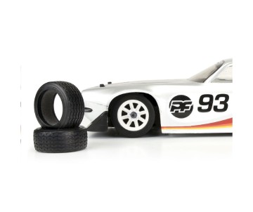 Protoform VTA Front Tire, 26mm, Mounted White Wheel