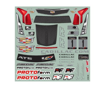 Protoform Cadillac ATS-V.R Clear Body, 190mm