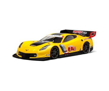 Protoform 1/8 Chevrolet Corvette C7.R Clear Body:GT,Long WB