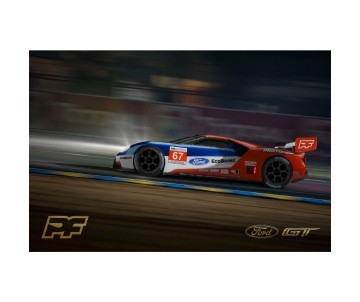 Protoform Ford GT Light Weight Clear Body, 190mm