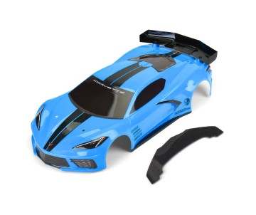 Protoform 1/7 Chevy Corvette C8 Painted Body (Blue): Felony