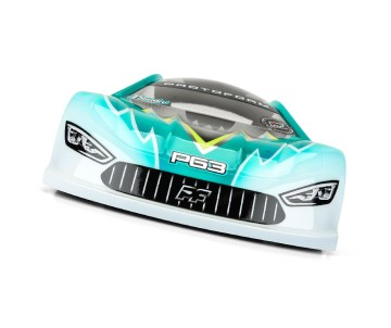 Protoform 1/10 P63 Light Wght (0.65mm) Clr Bdy for 190mm TC