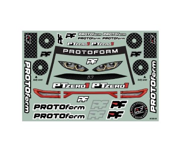 Protoform PTzero1 Light Weight (0.65mm) Clear Body for 190mm TC