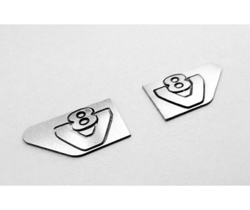 RC4WD Side Metal v8 Logo for Tamiya 1/14 Scania