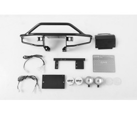 RC4WD Rough Stuff Metal Front Bumper for RC4WD Trail Finder 2 (Hella and IPF Round Lights)
