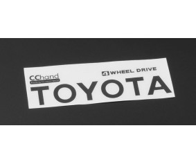 RC4WD Metal Rear Emblem for TF2 Mojave Body (Black)