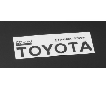 RC4WD Metal Rear Emblem for TF2 Mojave Body (Black)