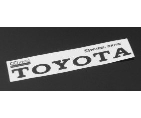 RC4WD Metal Vintage Rear Emblem for TF2 Mojave Body (Black)
