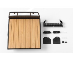 RC4WD Wood Flatbed w/Mudflaps for Mojave II Four Door Body Set