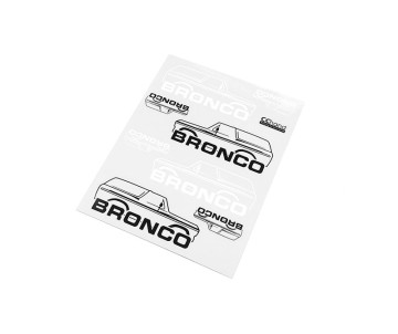 RC4WD Body Decals for Traxxas TRX-4 '79 Bronco Ranger XLT (Style B)