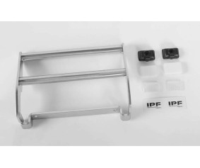 RC4WD Cowboy Front Grill Guard W/Lights for Traxxas TRX-4 '79 Bronco Ranger XLT (Silver)