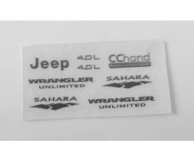 RC4WD Emblem Set for 1/18 Gelande II RTR w/Black Rock Body