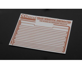 RC4WD Rear Window Defroster Decal for Gelande II (D90/D110)