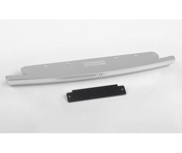 RC4WD Slick Metal Front Bumper for JS Scale 1/10 Range Rover Classic Body (Silver)
