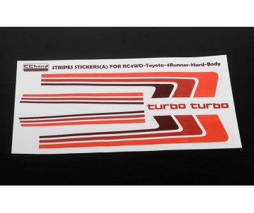RC4WD Retro Body Stripes for 1985 Toyota 4Runner Hard Body