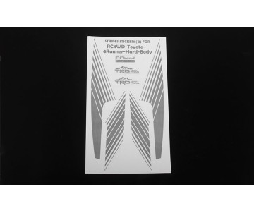 RC4WD Boogie Body Stripes for 1985 Toyota 4Runner Hard Body