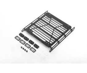 RC4WD Adventure Steel Roof Rack w/ Front and Rear Lights for Mercedes-Benz G 63 AMG 6x6