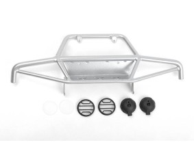 RC4WD Tri-X Steel Stinger Front Bumper w/ Lights for Vanquish VS4-10 Origin Body (Silver)