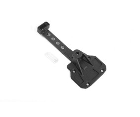 RC4WD Spare Wheel and Tire Holder w/ Clear High Rear Brake Light for Axial 1/10 SCX10 III Jeep JLU Wrangler
