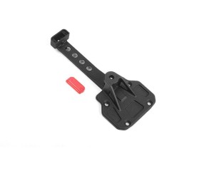 RC4WD Spare Wheel and Tire Holder w/ Red High Rear Brake Light for Axial 1/10 SCX10 III Jeep JLU Wrangler